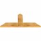 Ekena Millwork Portland Rough Sawn Timber Gable Bracket, Western Red Cedar, 48"W x 22"H x 2"D x 6"F, 11/12 Pitch GBW048X22X0206POR00RWR - alternate 5